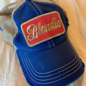 blondie trucker cap